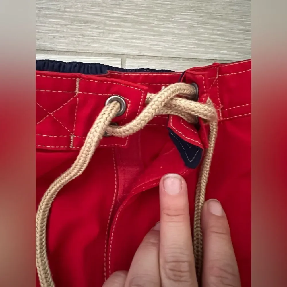 Polo Ralph Lauren 8.5-Inch Kailua Classic Fit Swim Trunk Red size Small